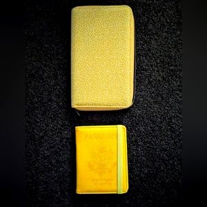 Yellow Passport and Travel Organizers
